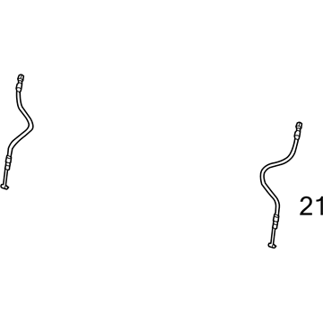 Toyota 72704-21010 Cable, Rear Seat Reclining Control