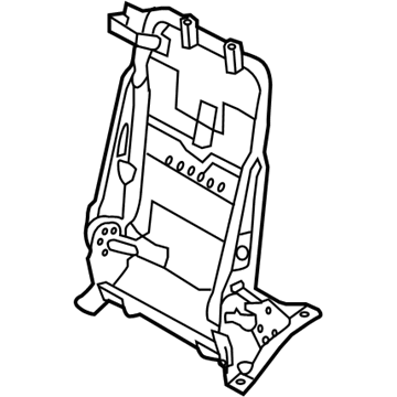 Toyota 71017-21071 Frame Sub-Assembly, Rear Seat