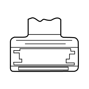 Toyota 74599-0E020 Air Bag Label