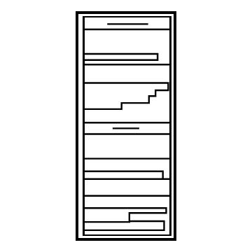 Toyota 41992-0R010 Label