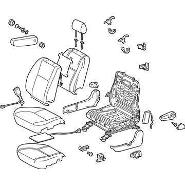 Toyota 71200-0C360-B4 Seat Assembly, Front LH