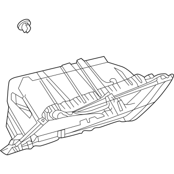 Toyota 55433-02540-C0 Glove Box Frame