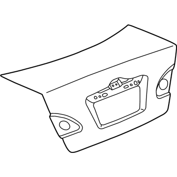 Toyota 64401-02110 Panel Sub-Assy, Luggage Compartment Door