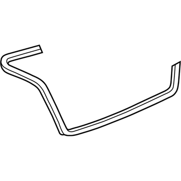 Toyota 64461-02070 Weatherstrip, Rear