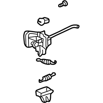 Toyota 64610-02071 Lock Assembly