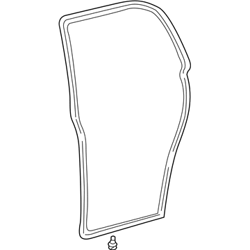 1999 Toyota Corolla Door Seal - 67871-02040