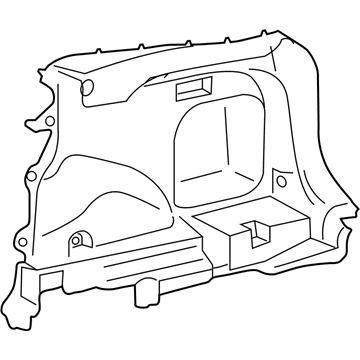 Toyota 64740-0R130-C0 Panel Assembly, Deck Tri