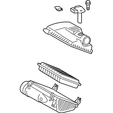 Toyota 17700-75540 Cleaner Assembly, Air W