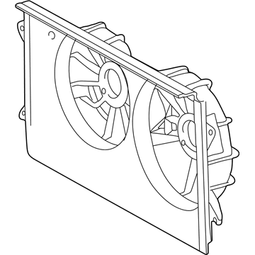 Toyota 16711-22060 Fan Shroud