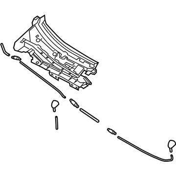 Toyota 55781-WB002 LOUVER, COWL Top VEN