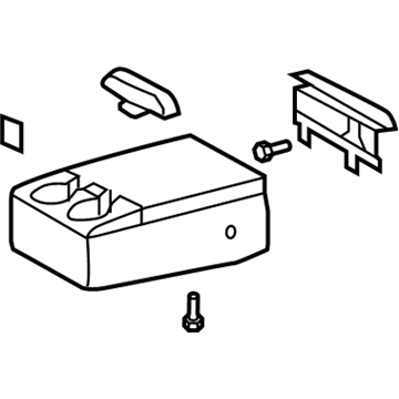 Toyota 72810-0C190-B0 Armrest Assembly