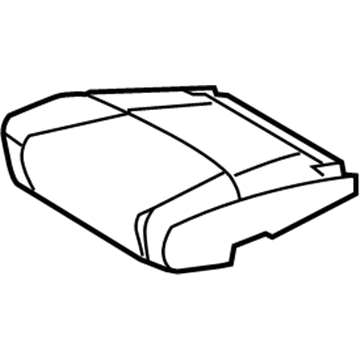 Toyota 71071-AC330-B4 Front Seat Cushion Cover, Right(For Separate Type)