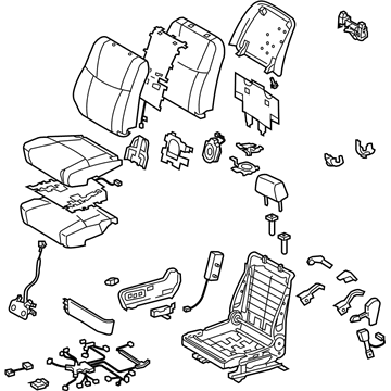 Toyota 71100-07330-A0 Seat Assembly