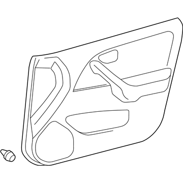 Toyota 67620-33820-G0 Board Sub-Assembly, Front Door Trim, LH