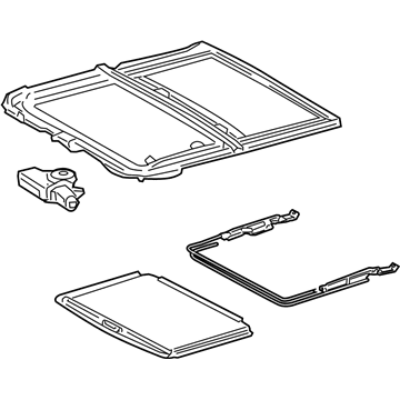 Toyota 63203-33040 Housing Sub-Assy, Sliding Roof