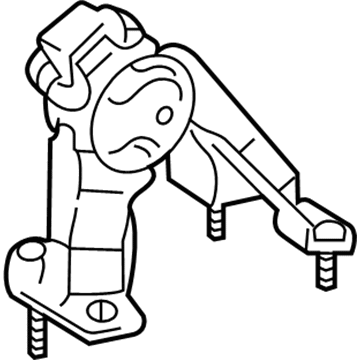 Toyota 12371-0D120 Insulator, Engine Mounting, Rear