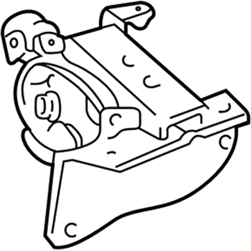 Toyota 12372-22110 INSULATOR, Engine Mounting, LH