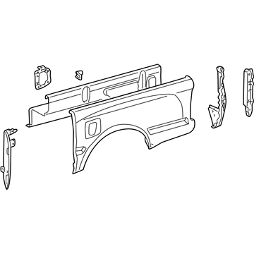 Toyota 65500-04310 Side Panel