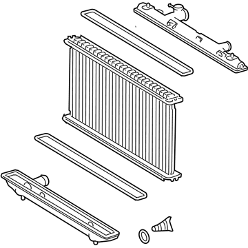 2008 Toyota Camry Radiator - 16400-0H240