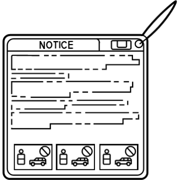 Toyota 41992-0R010 Info Label