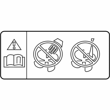 Toyota 16793-36030 Fan Label