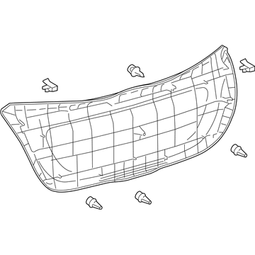 Toyota 67751-0D040-C1 Lift Gate Trim