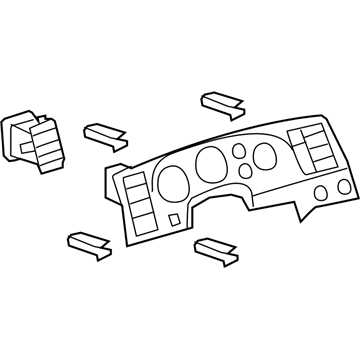 Toyota 55410-0C110 Panel Assembly, Instrument