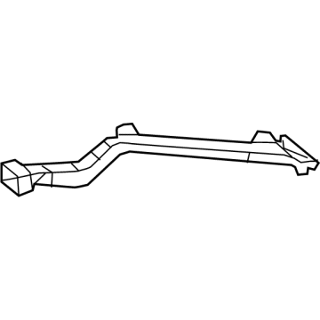 Toyota 55972-06150 Duct, Side DEFROSTER