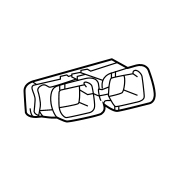 Toyota 55844-06300 Outlet Duct