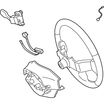 Toyota 45100-02E40-B0 Steering Wheel