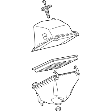 Toyota 17700-0V140 Cleaner Assembly, Air W