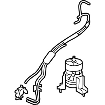 Toyota 12360-0P090 INSULATOR Assembly, ENGI