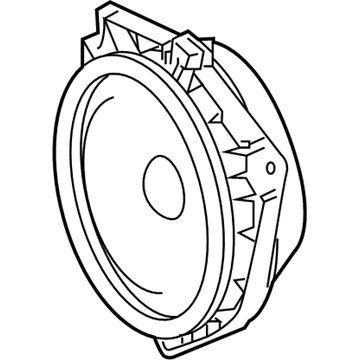 Toyota 86160-0E330 Speaker Assembly, Radio