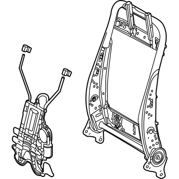 Toyota 71640-62010 Seat Back Frame