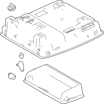 Toyota 63650-0E580-B0 BOX ASSY, ROOF CONSO