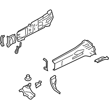 Toyota SU003-05220 Rail Assembly