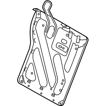 Toyota 71017-02580 Frame Sub-Assembly, Rear Seat