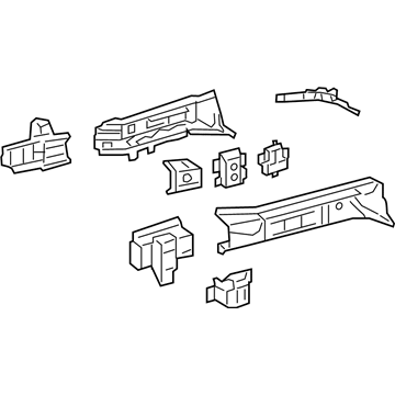 Toyota 57027-06906 Front Rail