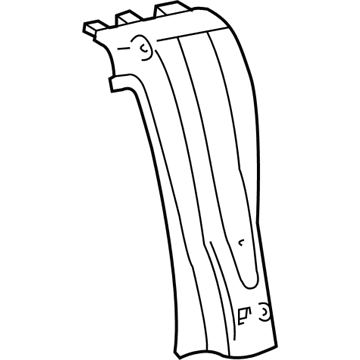 Toyota 61517-0C020 Reinforcement, Quarter Lock Pillar, RH