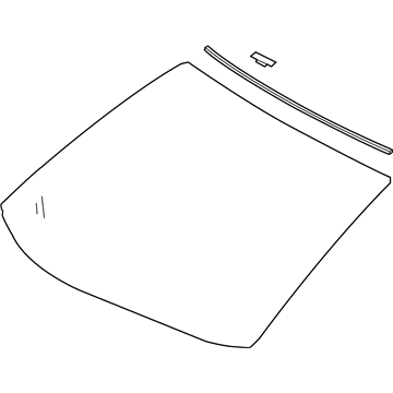 Toyota 56101-0E242 Glass Sub-Assembly, Wind