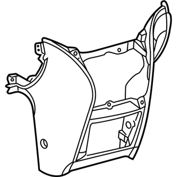 Toyota 55434-AE010-B0 Panel, Instrument Panel Finish, Lower Center