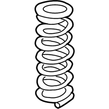 Toyota 48131-04020 Spring, Front Coil, RH