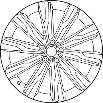 Toyota 4261A-30510 Wheel, Alloy