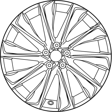 Toyota 42611-30K70 Wheel, Alloy