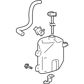 Toyota 16470-25042 Reserve Tank Assembly, R