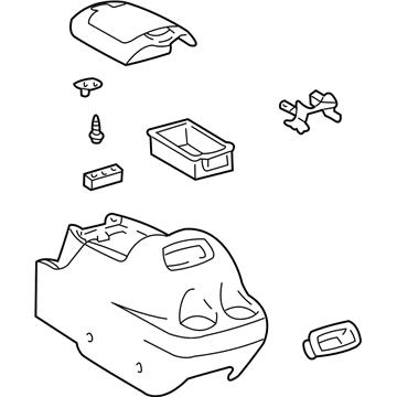 2003 Toyota Tundra Center Console Base - 58910-0C021-B1