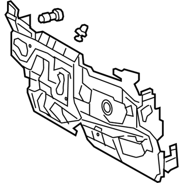 Toyota 55210-47080 INSULATOR Assembly, Dash