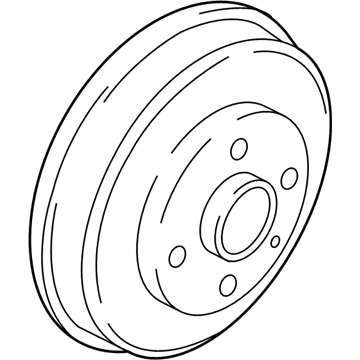 Toyota 42403-WB001 Rear Brake Drum Sub-Assembly