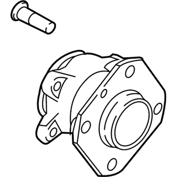 Toyota 42410-WB002 Rear Axle Bearing And Hub Assembly, Left