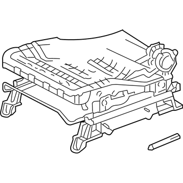 Toyota 72010-AE010 Adjuster Assy, Front Seat, RH